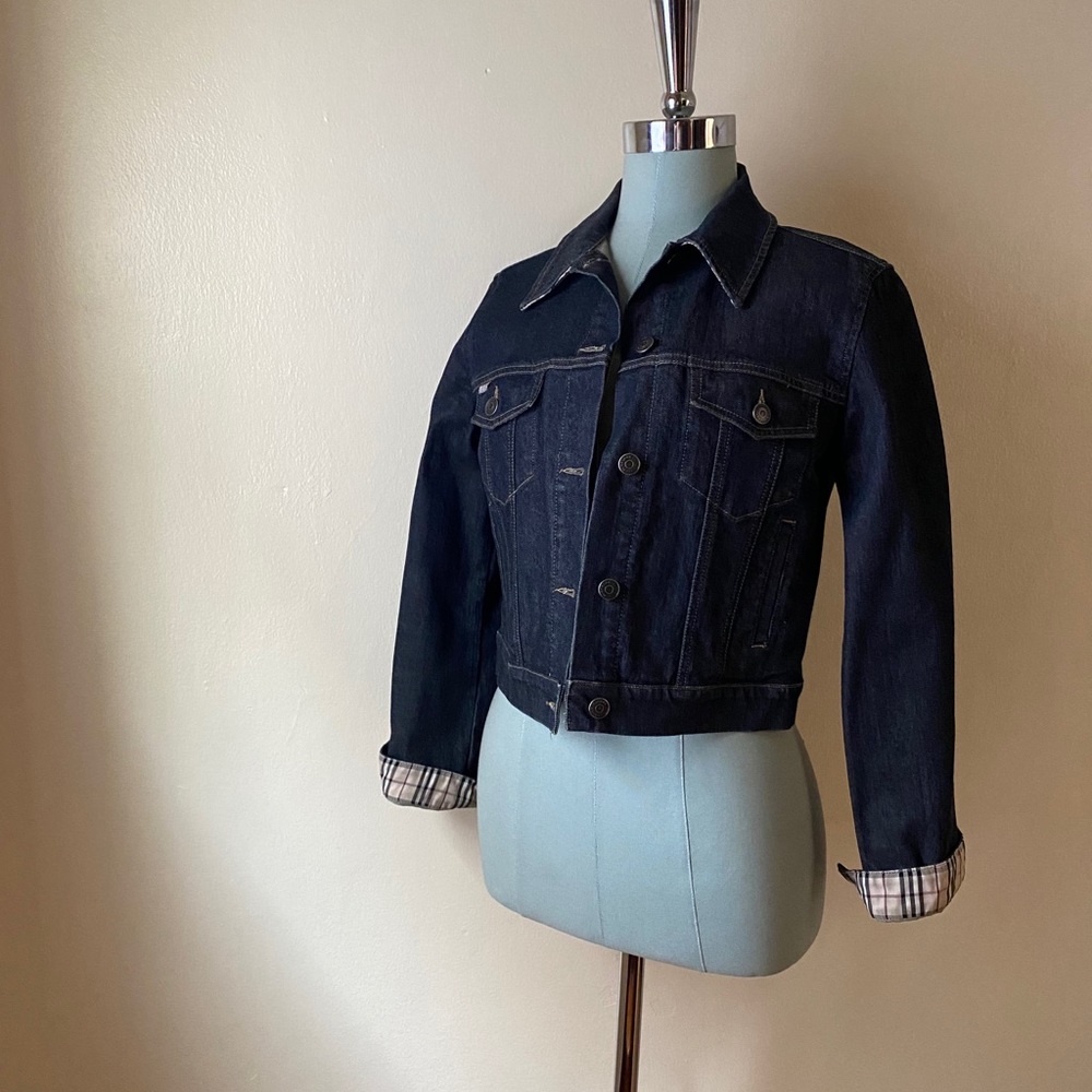 Burberry Denim Crop Jacket